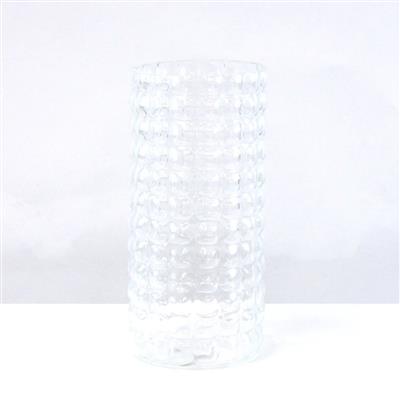 Bubbles Vase 4.35"x 9.5" Clear