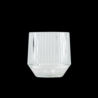 Pip Candleholder 3.75"x 4" Clear