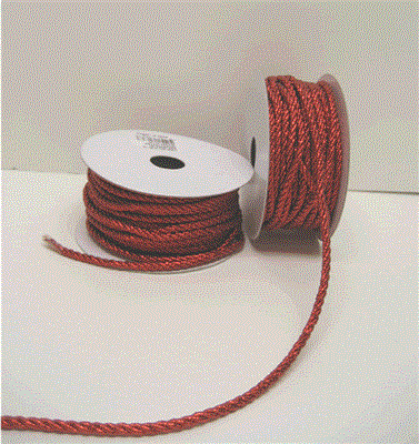 4mm Bries Cord 10y White/Silve