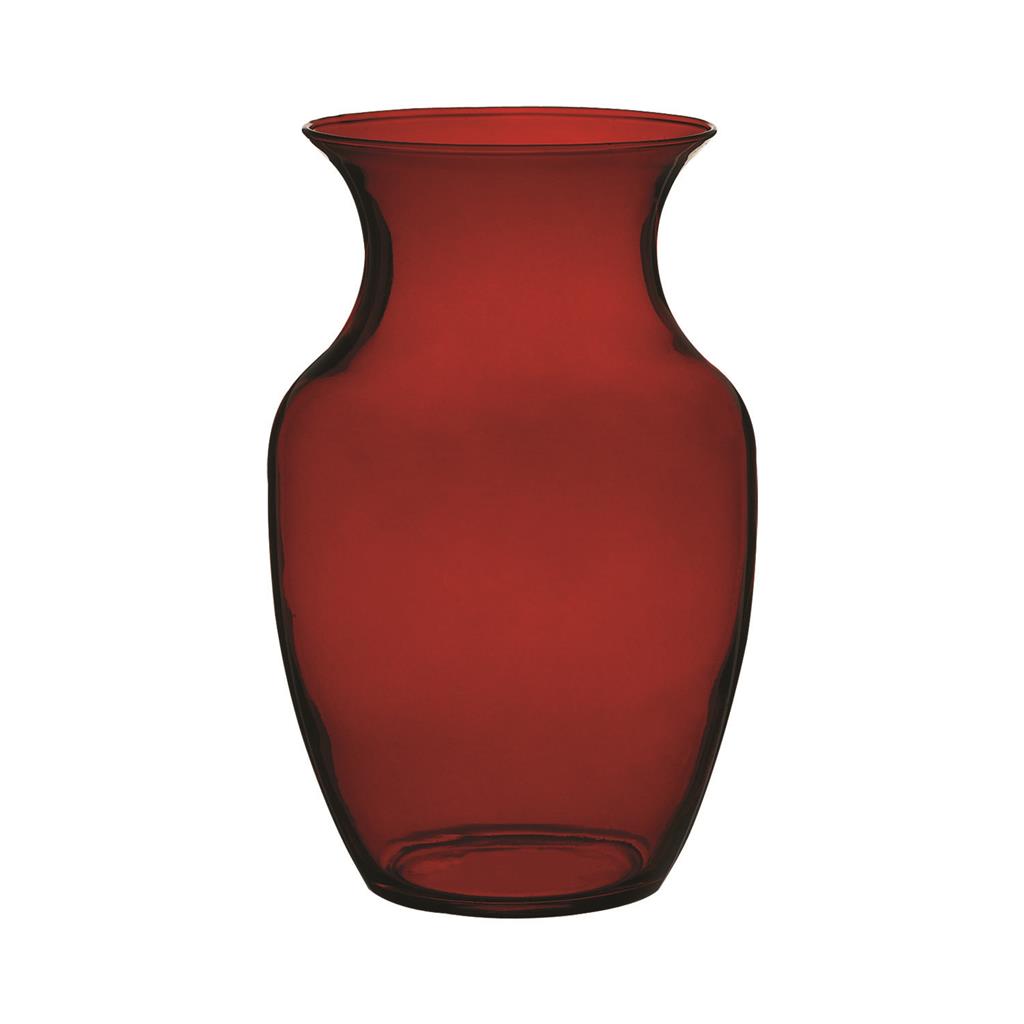 Jordan Vase 8" Ruby