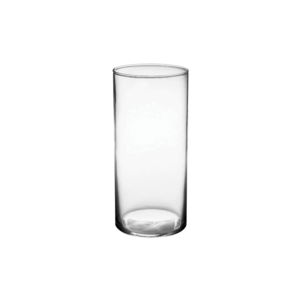 Cylinder Vase 7-3/4" Clear
