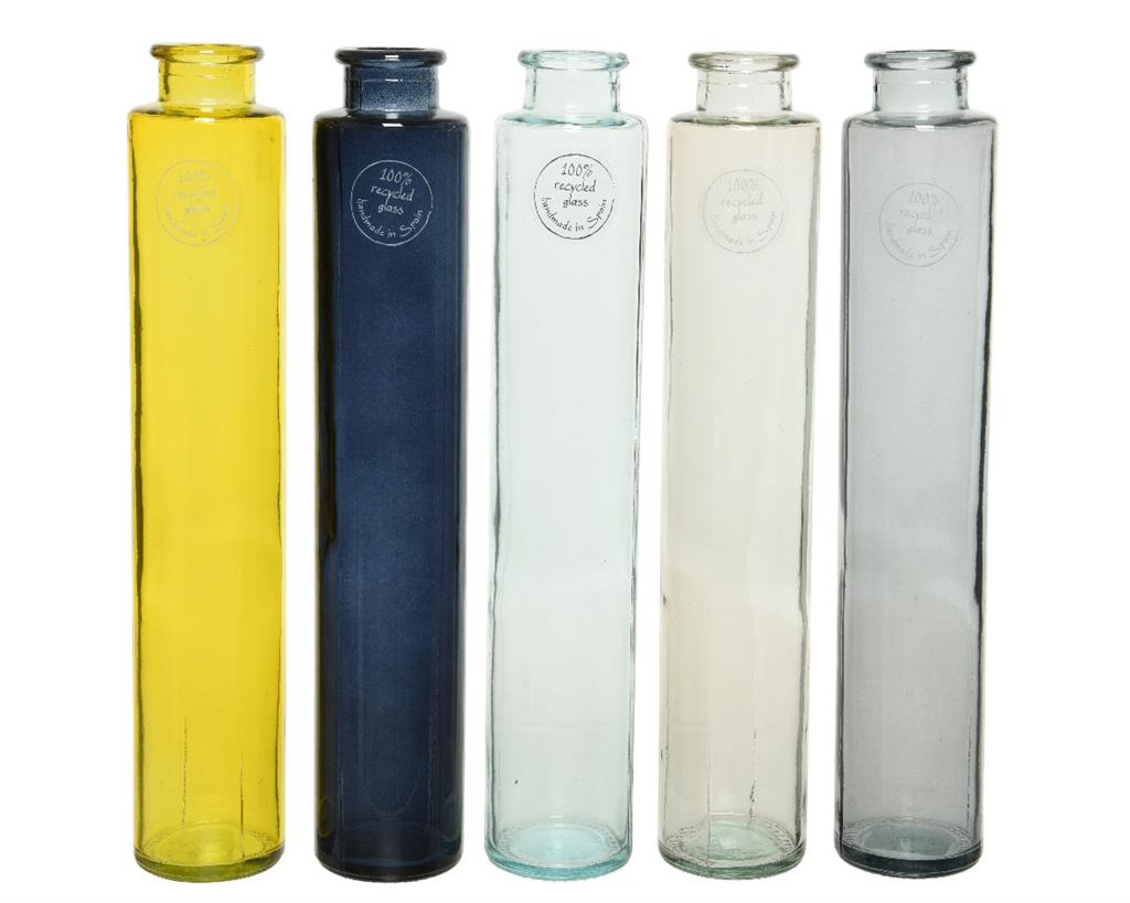 Recyc. Vase Bottle 12.5" Asst.