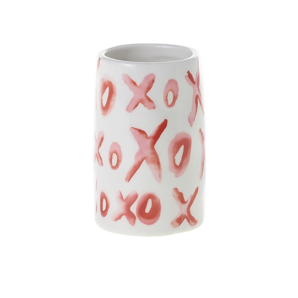 XO Vase 2.5"x 3.75"