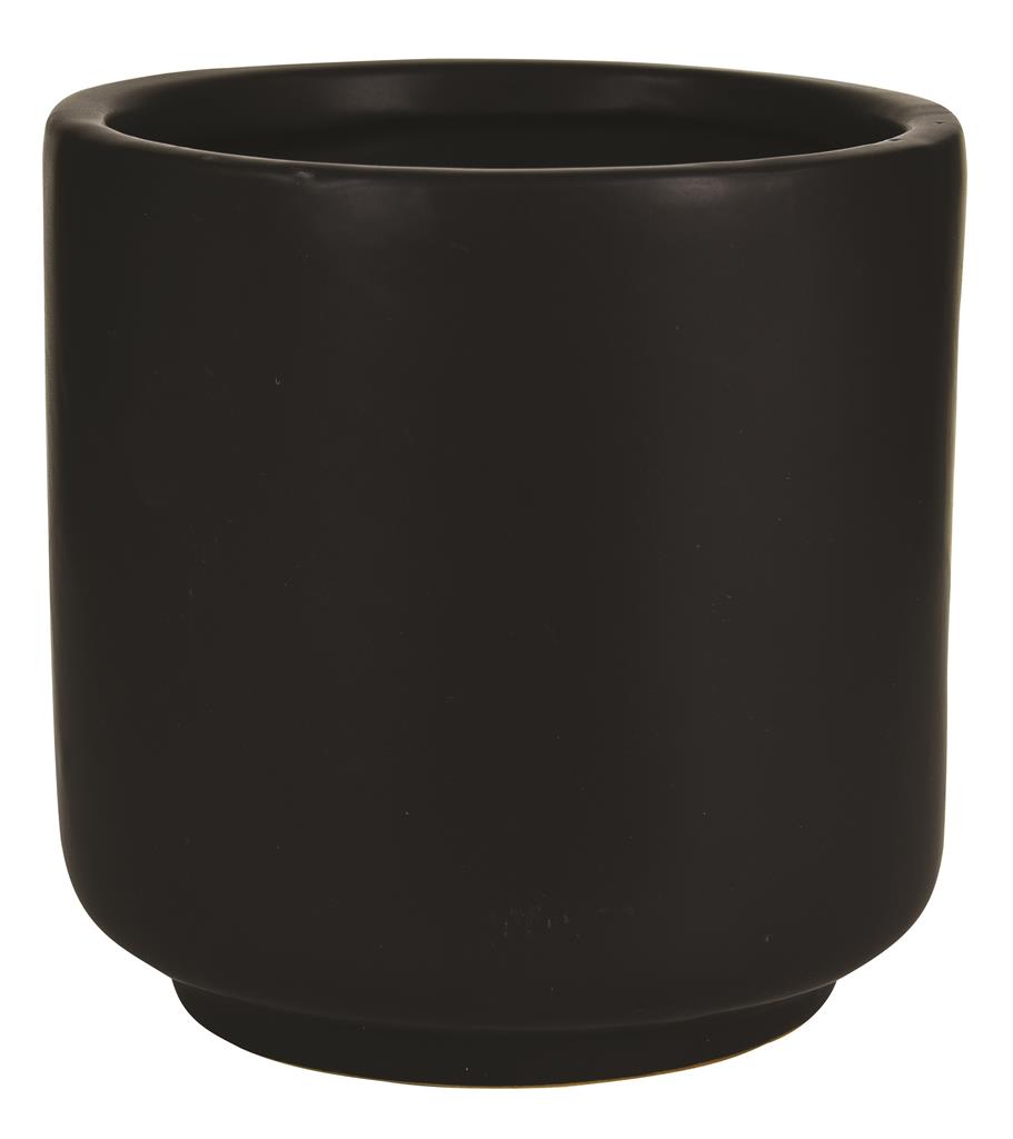 Black Ceramic Pot 5"