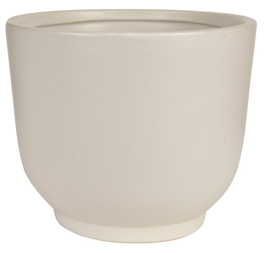 Round Cer. Pot. 6.5" White