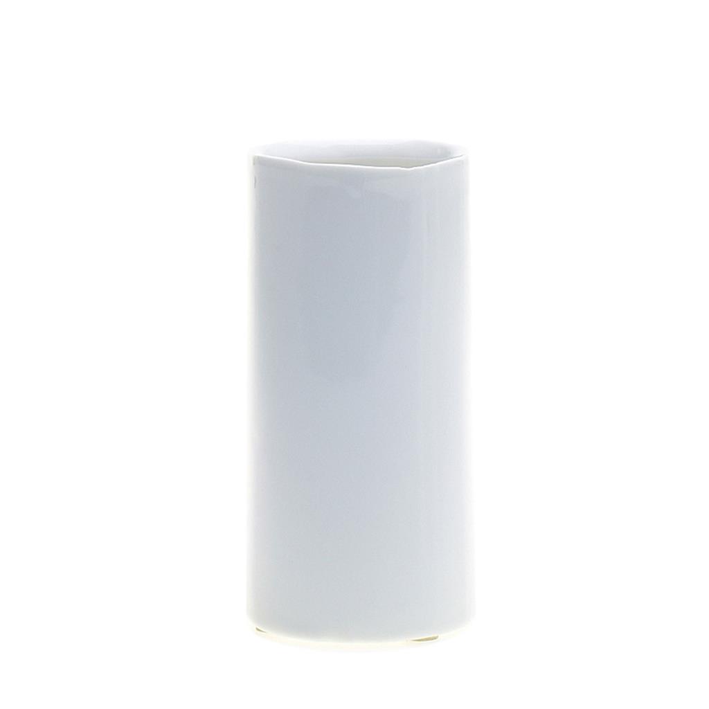 Brooklyn Vase 2.75"x 5.5" White