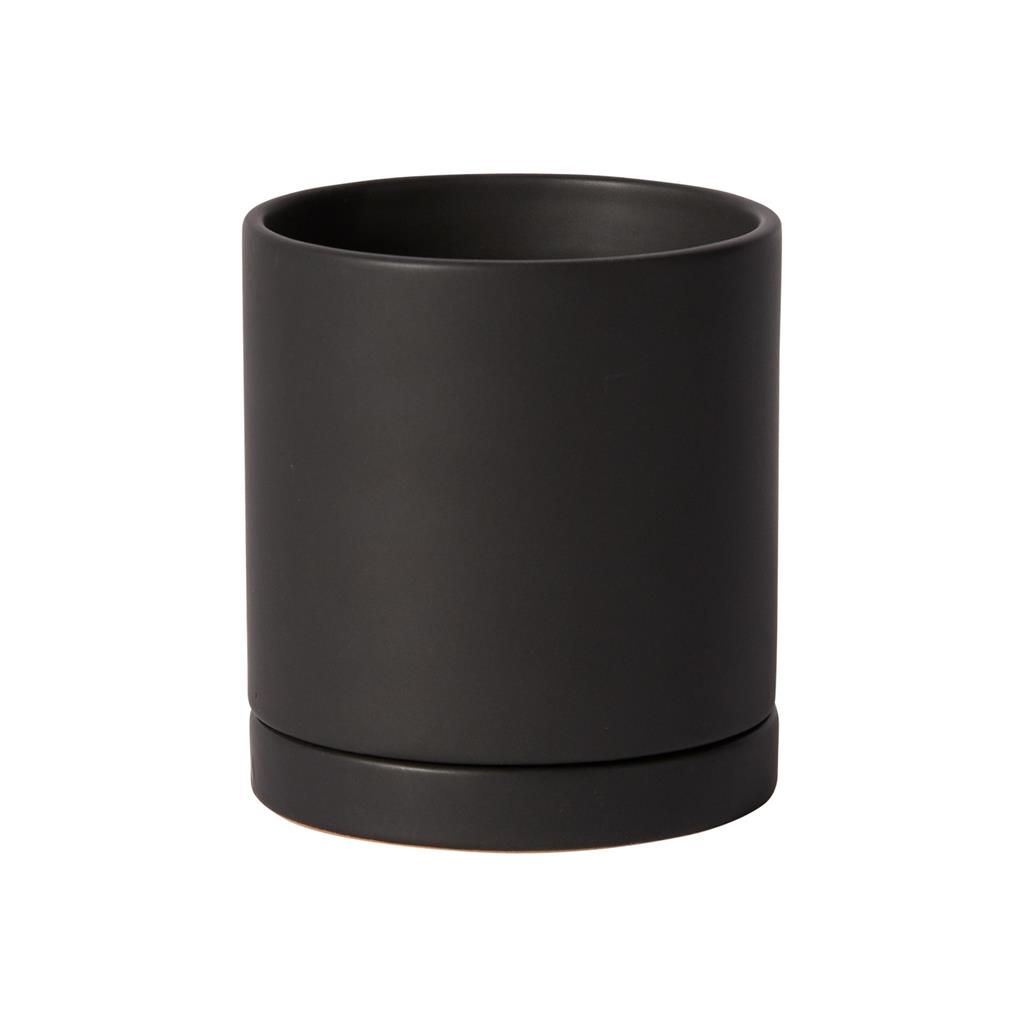 Romey Pot 4.25"x 4.75" Black