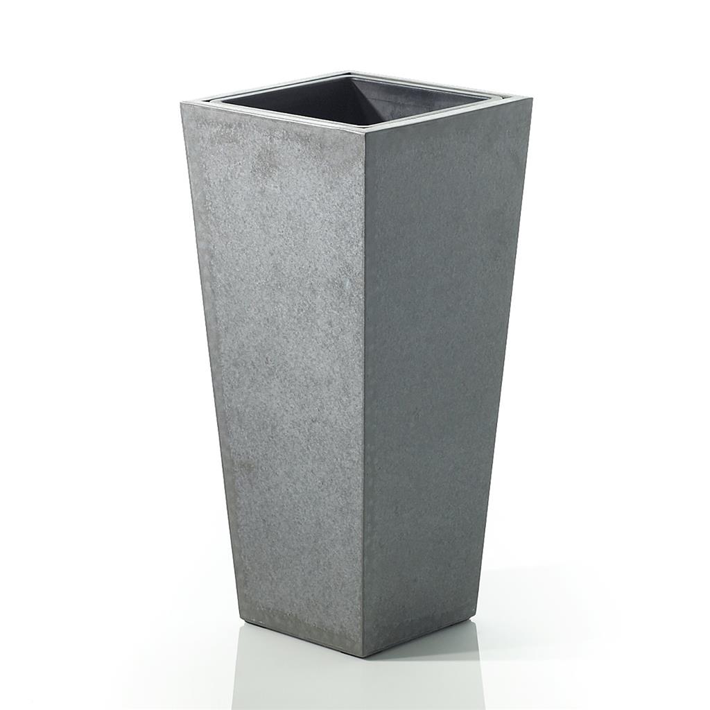 Tower Vase 13.5"x 29.75" Grey