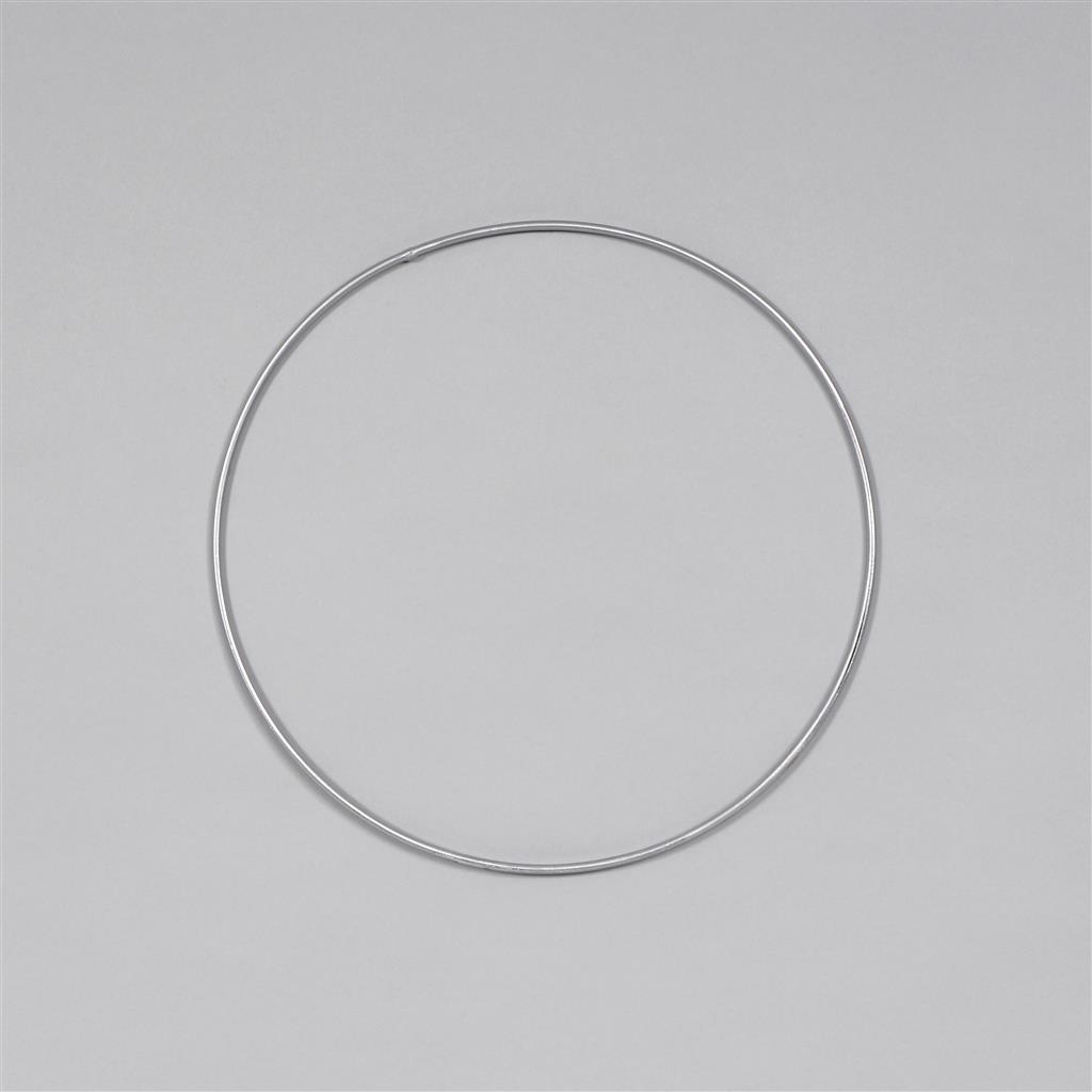 Wire Ring 12" Silver