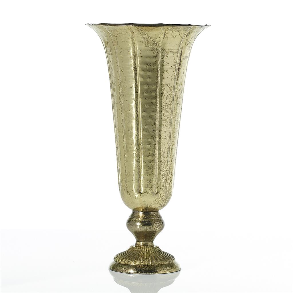 Lita Vase 8"x 16.75" Gold