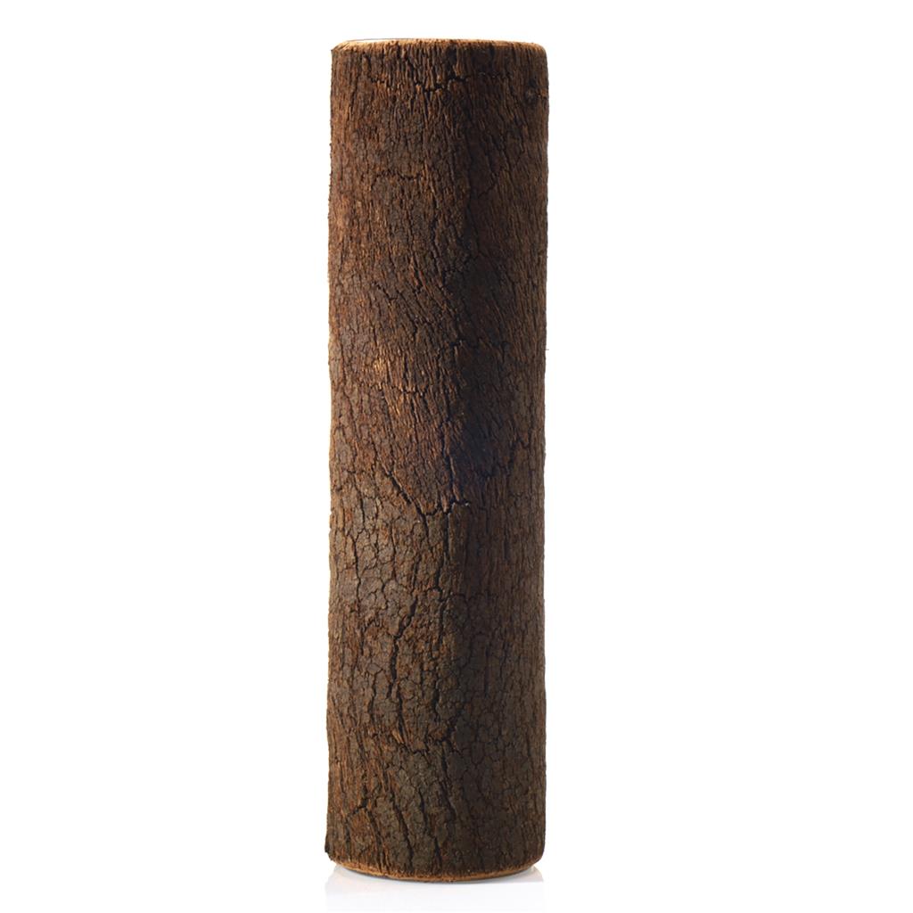 Timber Vase 5.5"x20" Brown