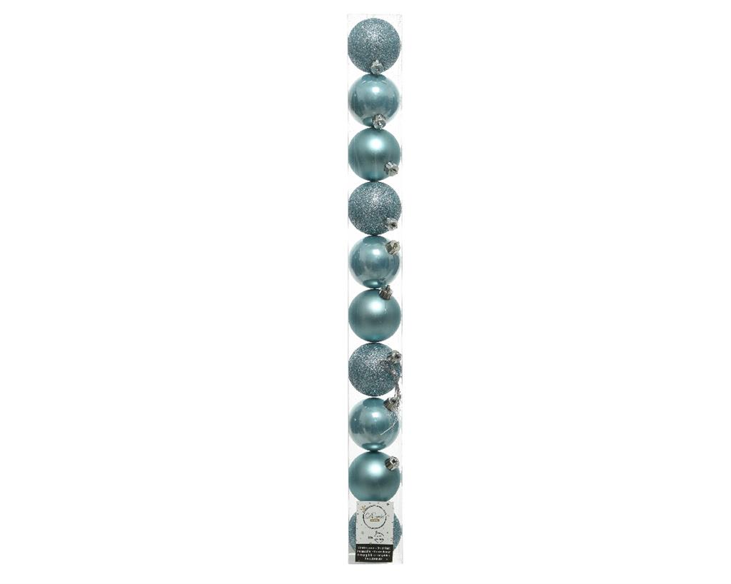Shatterproof Ball 60mm x10 Arctic Blue Ast