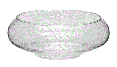 Lily Bowl 8" Clear