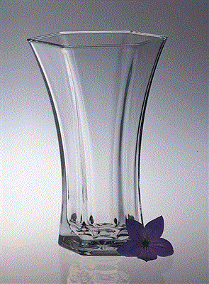 Flared Vase 10-3/8" 4041 Clear