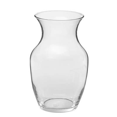 Rose Vase 8"hx4"op #999 Clear