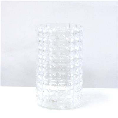 Bubbles Vase 4.35"x 7.5" Clear