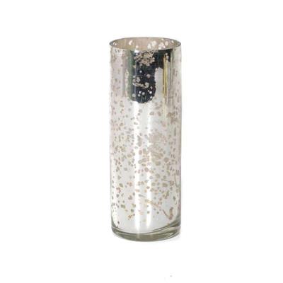 Cylinder Bud Vase 5" Ant. Silver
