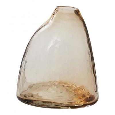Sanibel Vase 6.25"x 4.5"x 7.5" Amber