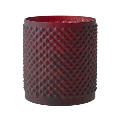 Cranberry Vase 6"x 6.5"