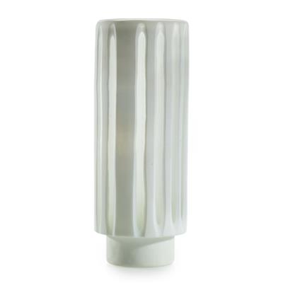 Draper Vase 4.75 x 11.75" White