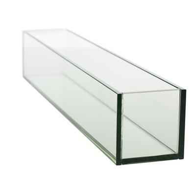 Glass Plate Planter 19.75"x 4.25"x 4.25"