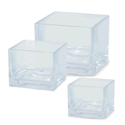 Premium Cube 5"x 5" Clear