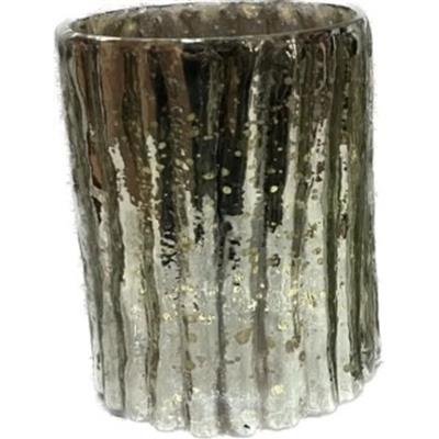 Cylinder Votive Cup 2.75"x 4" Silver