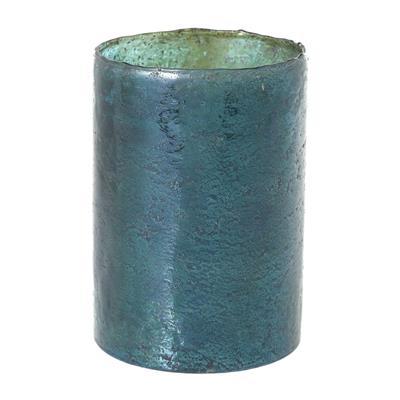 Bluejay Glass Cylinder 4.75"x6.75" Blue