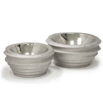 Ceramic Vase 6" Silver