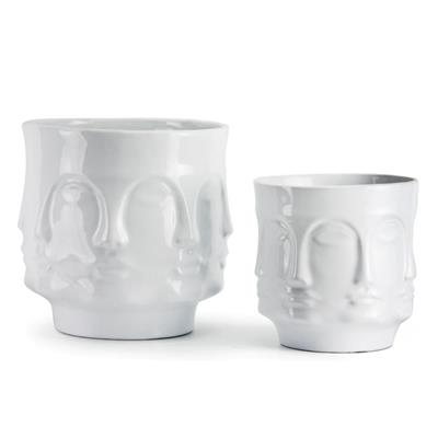 Koh Vase 8"x 8" White