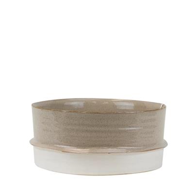 Limoges Pot 11.5"x 5" Taupe