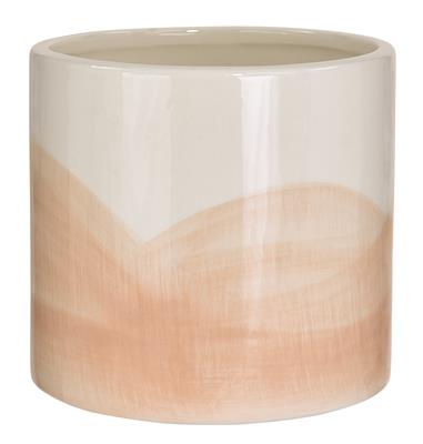 Round Ombre Cer. Pot 4.5" Terracotta