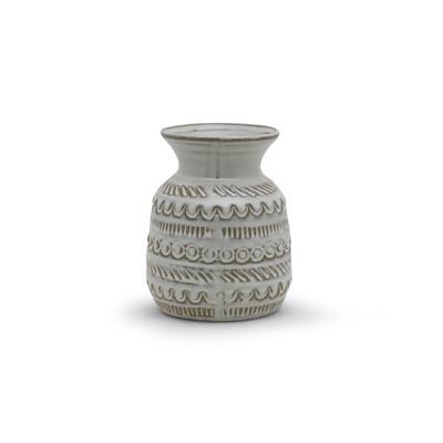 Pina Vase 3.75"x 6" White