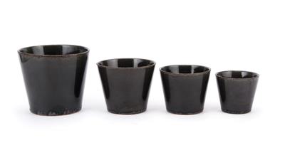 Crackle Pot 6"x 5" Black