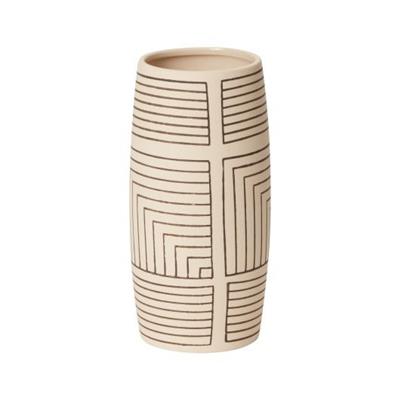 Sequence Vase 3.5"x 8" Off-White