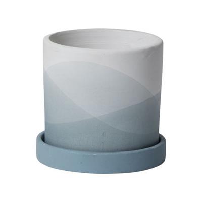 Keppel Pot 7.5"x 7.25" Light-Blue