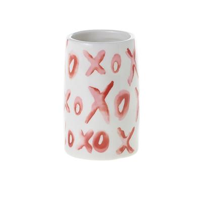 XO Vase 2.5"x 3.75"