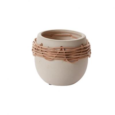 Lissome Pot 4.5"x 4.5" Off-White