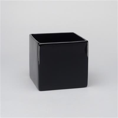 Ceramic Cube 6" Black