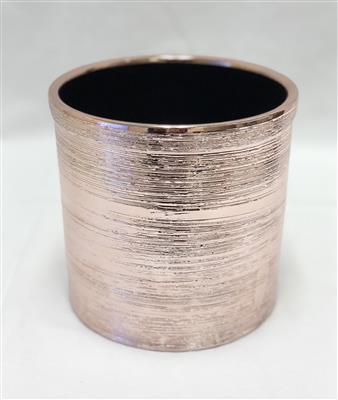 Etched Cylind. 7" Rose