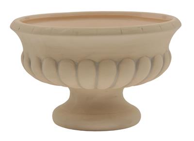 Pedestal Bowl Planter 7" Greywash