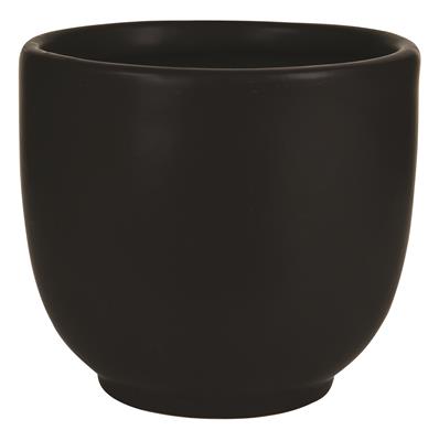 Ceramic Pot 4.5" Black