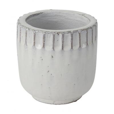 Kanab Pot 4.75"x 4.75" White