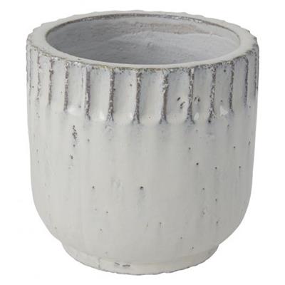 Kanab Pot 6.25"x 6.25" White