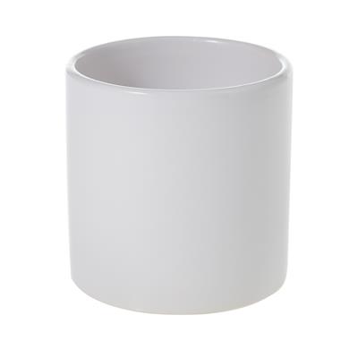 Cercle Pot 4.25"x4.25" Shiny White