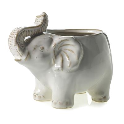 Elephant Pot 7"x 4"x 5.25"