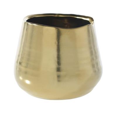 Tegan Vase 4"x 6" Matte Gold