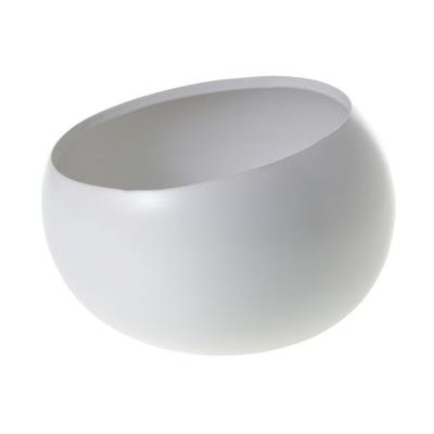 Simply Angled Bowl 7.5"x 5.25" White