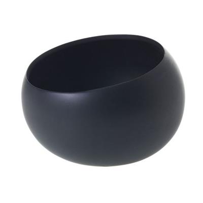 Simply Angled Bowl 7.5"x 5.25" Black