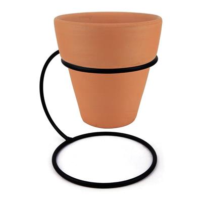 Terracotta Pot w/Stand 6"x 5.25"